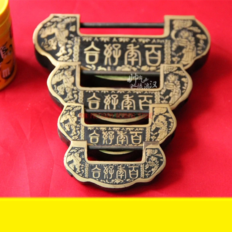 

2019 Time-limited Special Offer Shipping Antique Copper Lock European Wedding Style Open Padlock Pure Cabinet Door