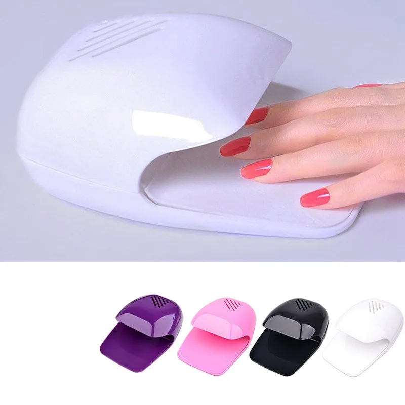Buy Portable Mini Nail Dryer Fan Curing Nail Gel Polish Dryer Winds Quickly