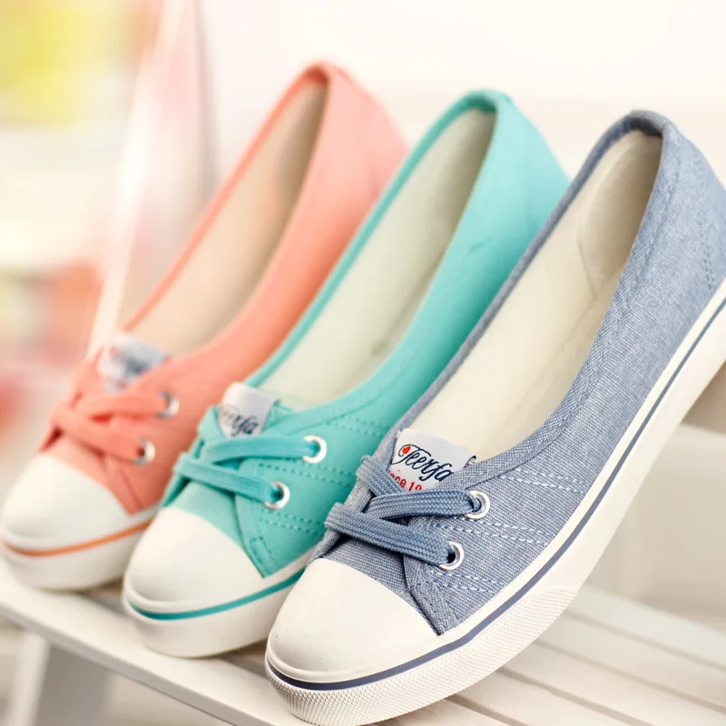 canvas ballet pumps
