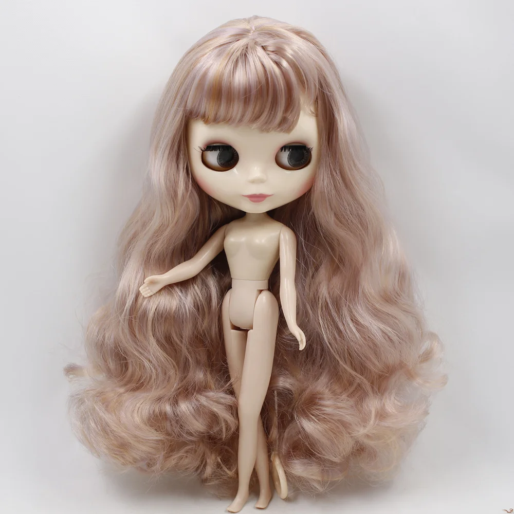 ICY Nude Blyth кукла Серия № 3227/1049 шампанское микс фиолетовые волосы с челкой белая кожа фабрика Blyth
