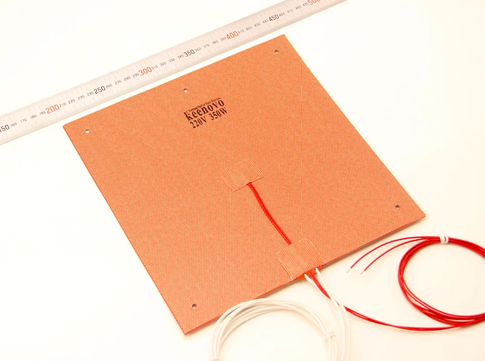

Keenovo Silicone Heater 245X245mm 350W@220V for Ultimaker Clone CL260 3D Printer Heated Bed,Build Plate Heating Element