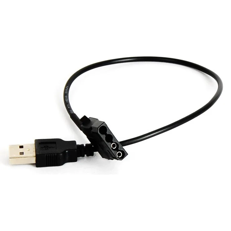 10 قطعة 30 سنتيمتر USB إلى 4 دبوس PC تماما وحدة معالجة خارجية للحاسوب التبريد مروحة مهائي كابلات الحبل