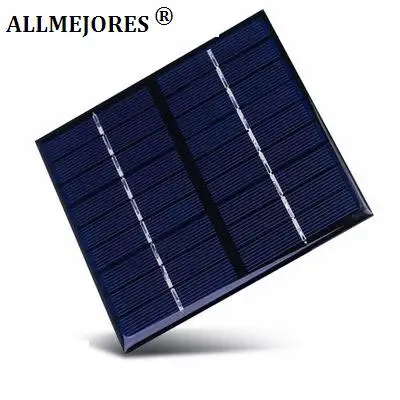 

solar panel 9V 2W High quality Polycrystalline solar cell panel for DIY solar charger ,light .5pcs/Lot