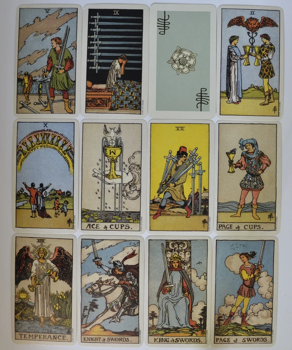 2019 Новый Полный английский для новой версии Tarot с красочной коробке Открытки Лучшие настольные игры для вечерние карты, карты Таро