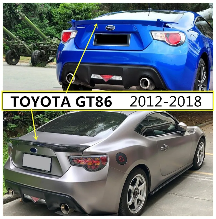 Высокое качество Спойлер из углеродного волокна для TOYOTA GT86 2012 2013 2014 2015 2016 2017 2018