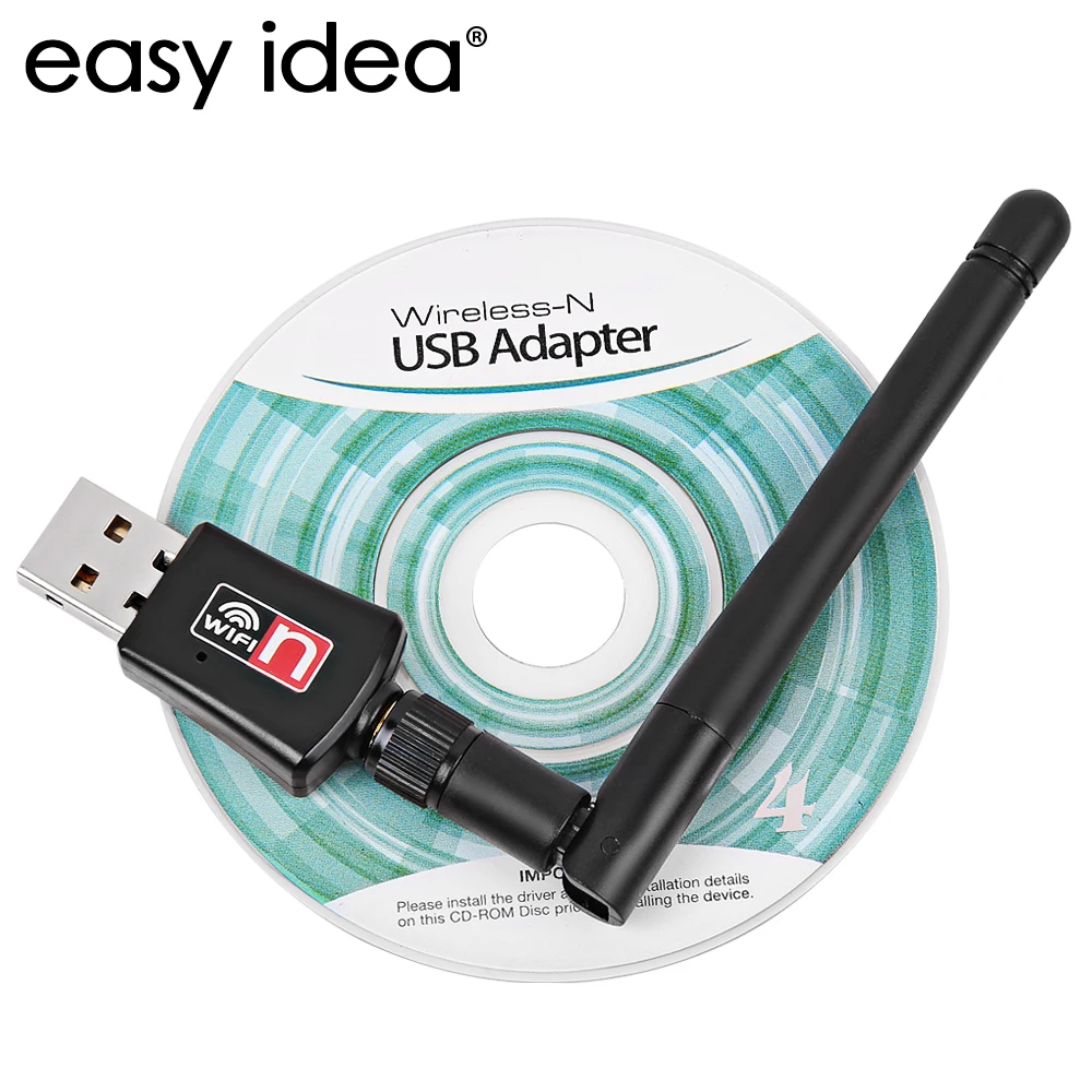 300 Мбит/с беспроводной Wifi адаптер USB приемник с 2 дБ антенной Lan сетевая карта