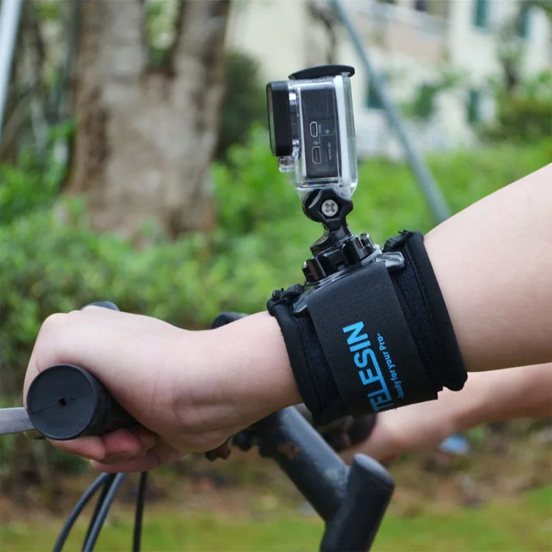  360 Degree Wrist Strap Rotary Wrist band Arm Hand Strap Belt Mount  For GoPro Hero 5 Hero 4 3 Camera Diving  Biking Extreme Sports (2)
