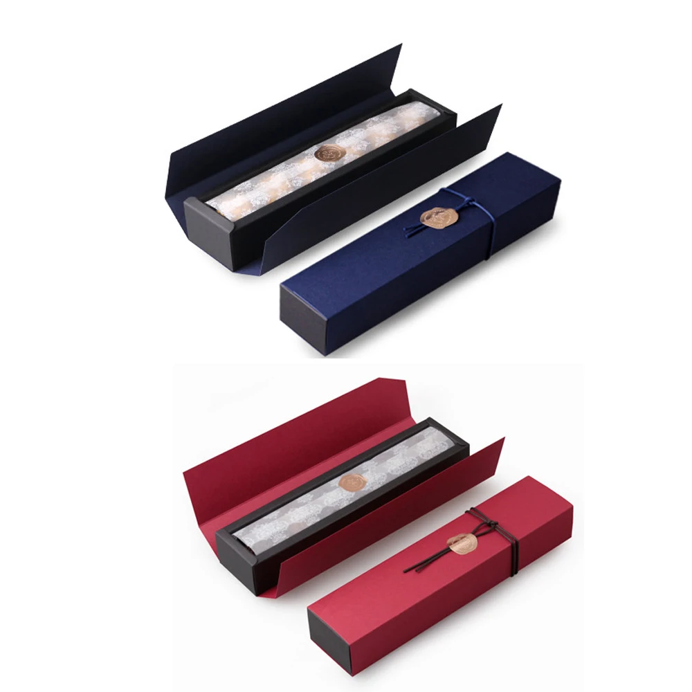 

22.5*4*3.5CM deep sapphire blue 10 set Chocolate Paper Box valentine's day Christmas Birthday Party Gifts Packing use