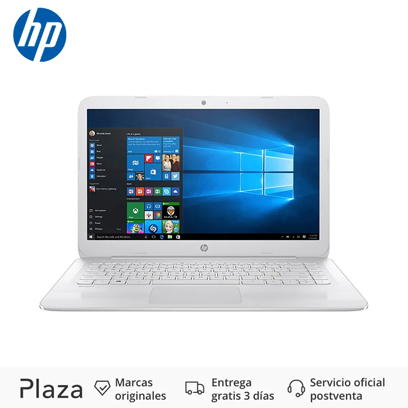 

HP Stream 14-cb051ns Intel Celeron N3060 1.6 GHz 14'' 1366 x 768 pixels 4 GB 32 GB white