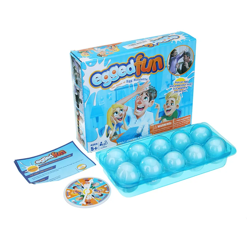 Новая настольная игра Egged On game Забавные интерактивные гаджеты яйцо для родителей и детей антистрессовые игрушки Детские праздничные игры - Цвет: Белый