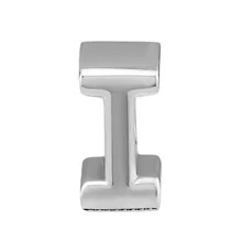 Подходит для Pandora шармы браслеты буквы I бусины стерлингового серебра 925-ювелирные изделия