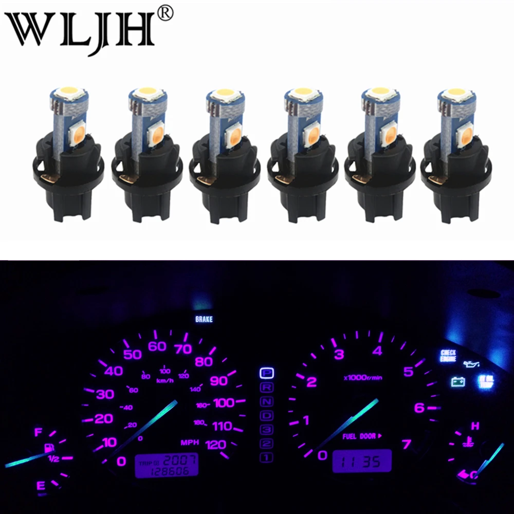 Светодиодсветильник лампа WLJH 6x PC74 T5 для автомобиля|Сигнальная лампа| |