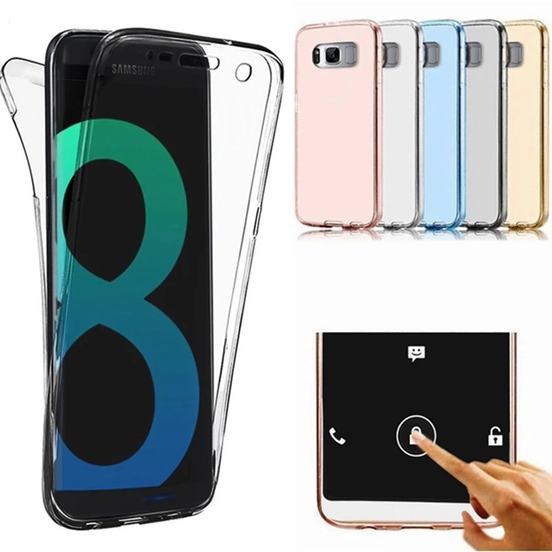 

For Samsung Galaxy s3 s4 s5 s6 s7 edge s8 s9 plus Case 360 Full Protection Soft TPU Coque for funda A5 A7 A8 2018 2016 2017 Case