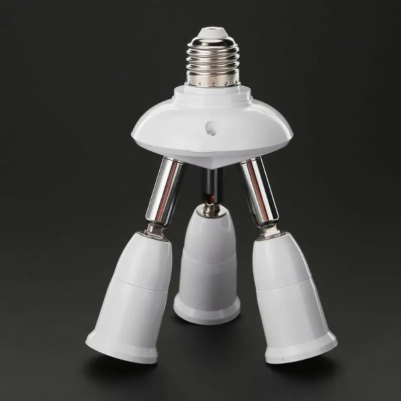 

Adjustable E27 Splitter 3 4 5 Heads Lamp Base LED Light Bulb Holder Adapter Converter Socket E27 lamp Base Holder