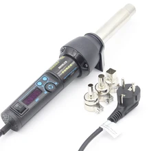 RIESBA 650 lcd 8858 Вт Портативная паяльная станция горячий воздушный пистолет