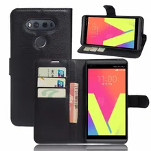 Смартфон Чехлы для LG V20, 100 шт./лот, Роскошные ТПУ кожа флип Бумажник сумка для LG V20, 5.7 дюймов,, Лидер продаж