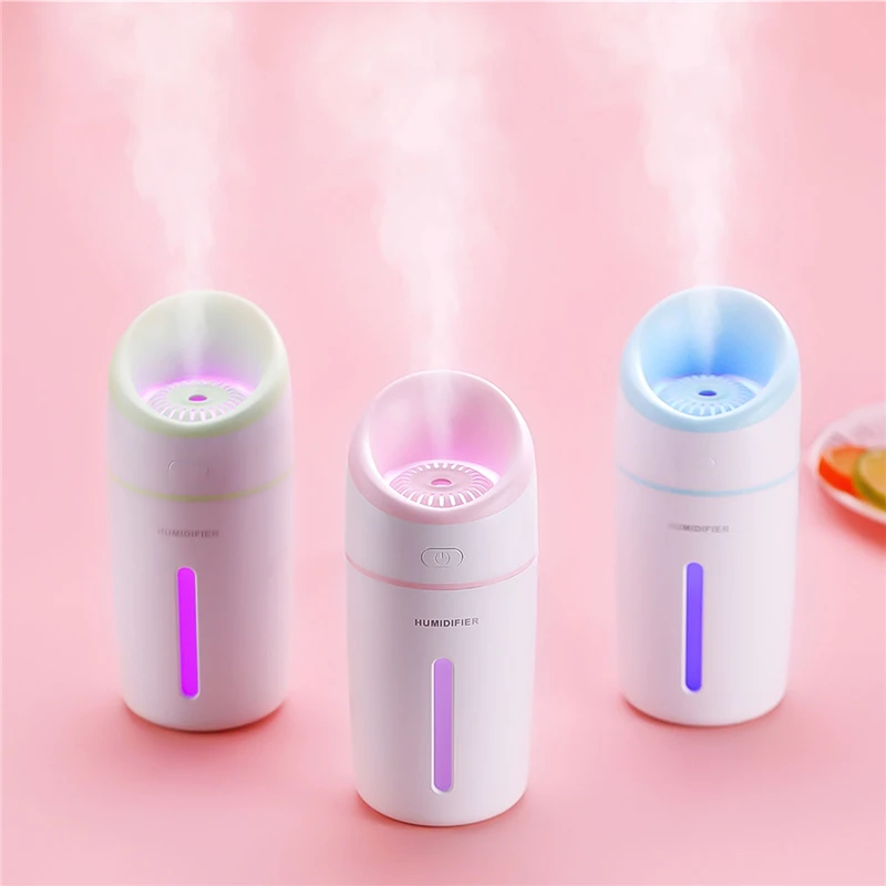 

Portable 320ml Creative Aroma Diffuser Essential Oil Mini USB Humidifier 7 Color LED Night Light Air Purifier for Office Home 31