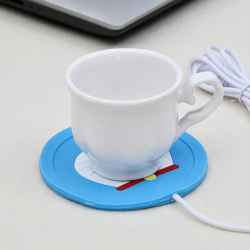 

USB Warmer Gadget Cartoon Silicone thin Cup-Pad Coffee Tea Drink usb Heater Tray Mug Pad Nice Gift