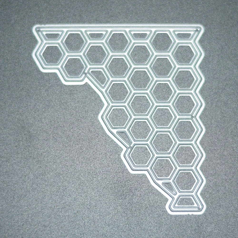 Мини нерегулярные полигон Рамка металлический Трафарет Комплект Скрапбукинг металлический трафарет ремесло штамп высечки карточка с тиснением сделать