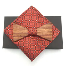 Новинка твердый деревянный галстук-бабочка для мужчин классические деревянные галстуки-бабочки 3D креативный ручной работы бабочка Зебра деревянный галстук Gravata