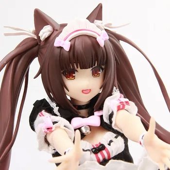 

23CM Scale Cartoon Sexy Cat Girl NEKOPARA Anime Action Figure Chocolat Maid Sofa Ver Vol.1 Model Sitting Collectible Doll 1/4