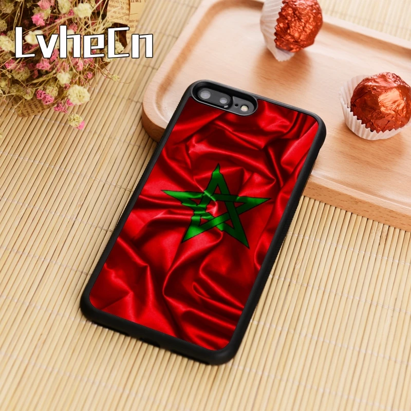 LvheCn Morocco flag Phone Case Cover For iPhone 4 5 6 6s 7 8 plus X XR XS max 11 Pro Samsung Galaxy S7edge S8 S9 S10 |