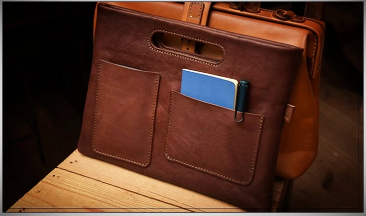 Portable-document-package-acrylic-acrylic-version-DIY-Leather-Handmade-Leather-Bag-Commuter-Bag-template-34X26X1CM (2)_