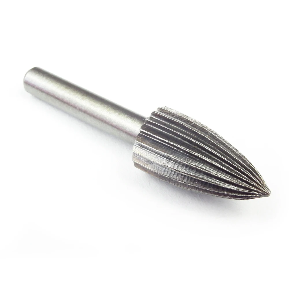 6pcs High Speed Steel Rotary Rasp For Woodworking Engraving Knife Rotating Grinding Cutter Carving Wood  Power tool accessories