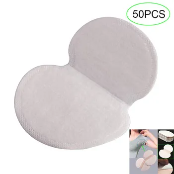 

50 Pcs/Set Summer Women Men Armpits Sweat Pad Disposable Deodorants Underarm Anti Perspiration Absorbing Pads HB88