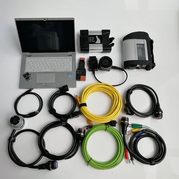 

MB Star C4 SD Compact 4 and for BMW Icom Next Auto Diagnosis Tool with V06/2020 Software in 1TB SSD and Used Laptop CF-AX2 I5 4G