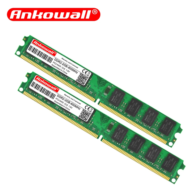 Ankowall ram DDR2 2 ГБ 4 800 667 МГц 6400/240Pin 1 8 в Dimm модуль памяти DDR для настольных компьютеров