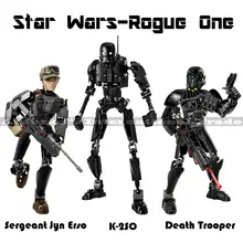 LEPIN Star Wars Mini blocks Darth Vader White Storm Trooper General Grievous Figure toys building blocks christmas Rogue One