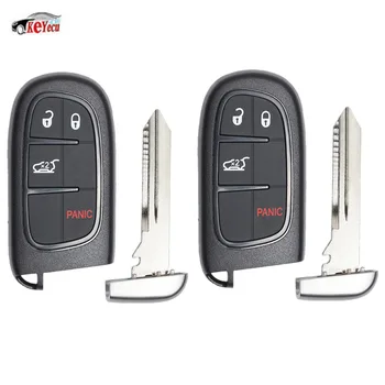 

KEYECU 2 Pcs/lot New Replacement Remote Smart Fobik Key Fob for Jeep Cherokee 2014-2019 FCC ID: GQ4-54T