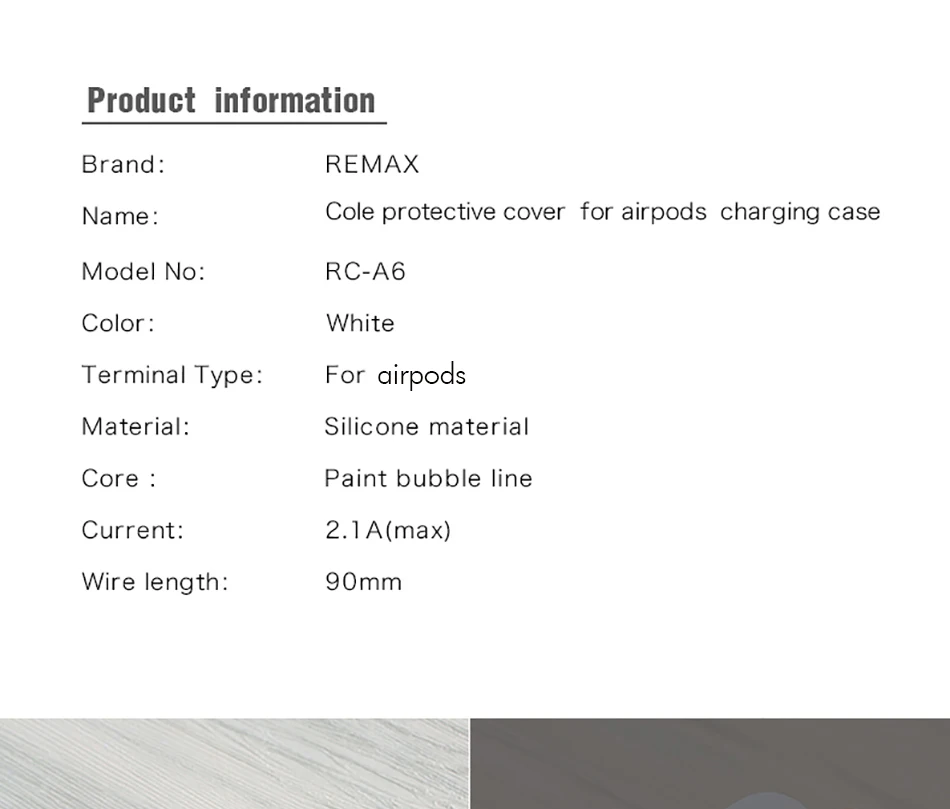 REMAX Мягкая силиконовая оболочка Сумка для Airpod чехол с 2.1A зарядный кабель Защитная крышка Анти-шок Airpods funda защитная коробка