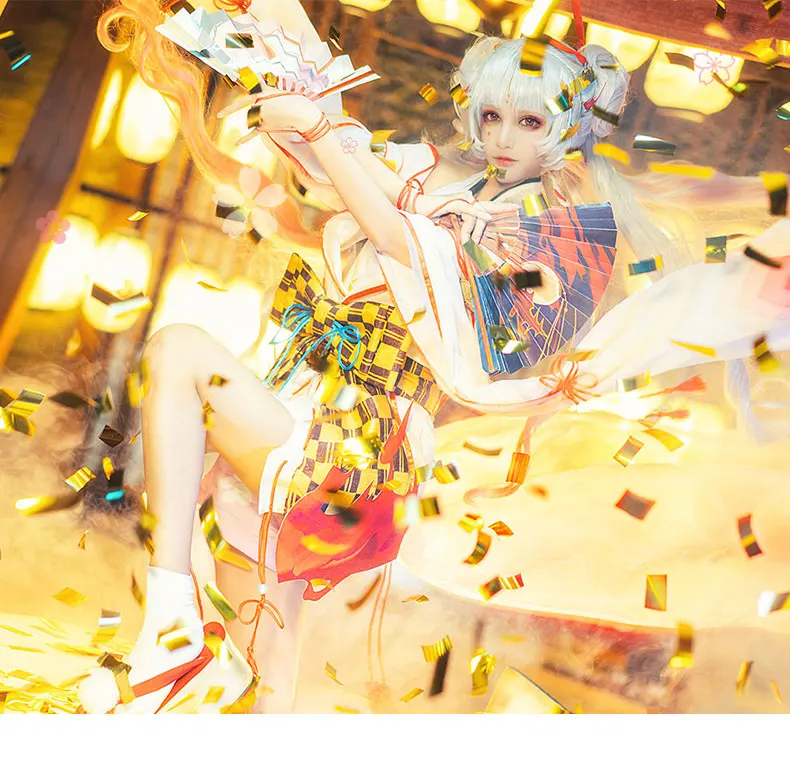 Горячая игра Onmyoji SSR Shiranui Diver Ali кимоно Косплей Костюм Униформа платье Хэллоуин