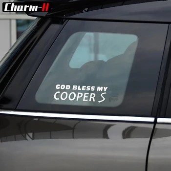 

Car Styling Reflective Window Decal Sticker for God Bless My Mini Cooper S R56 R50 R53 F56 R60 R55 F55 R61 F54 F57 F60 Graphic