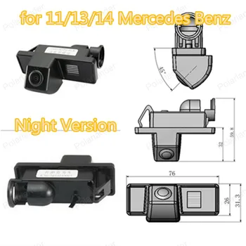 

Polarlander Good Quality for 11/13/14 Me-rc-edes-Be-nz HD CCD Rear View Camera with Reference Line Function Night Version