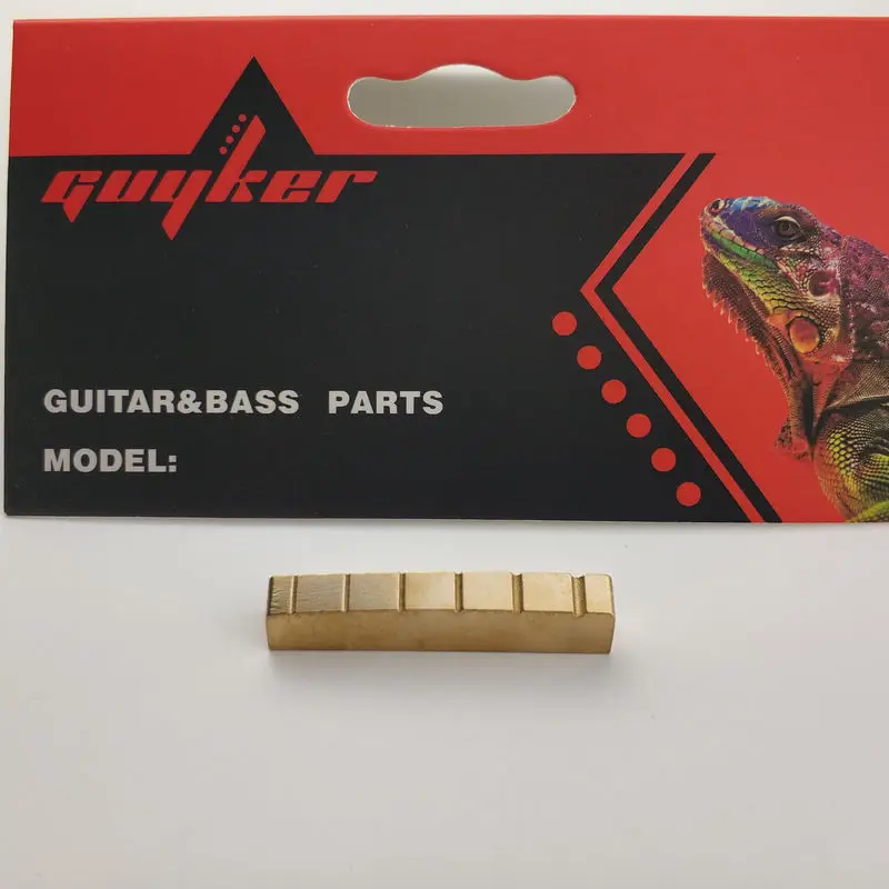 One pcs Brass Guitar Nut Sized 43 mm for LP typed Guitars NUT LPin