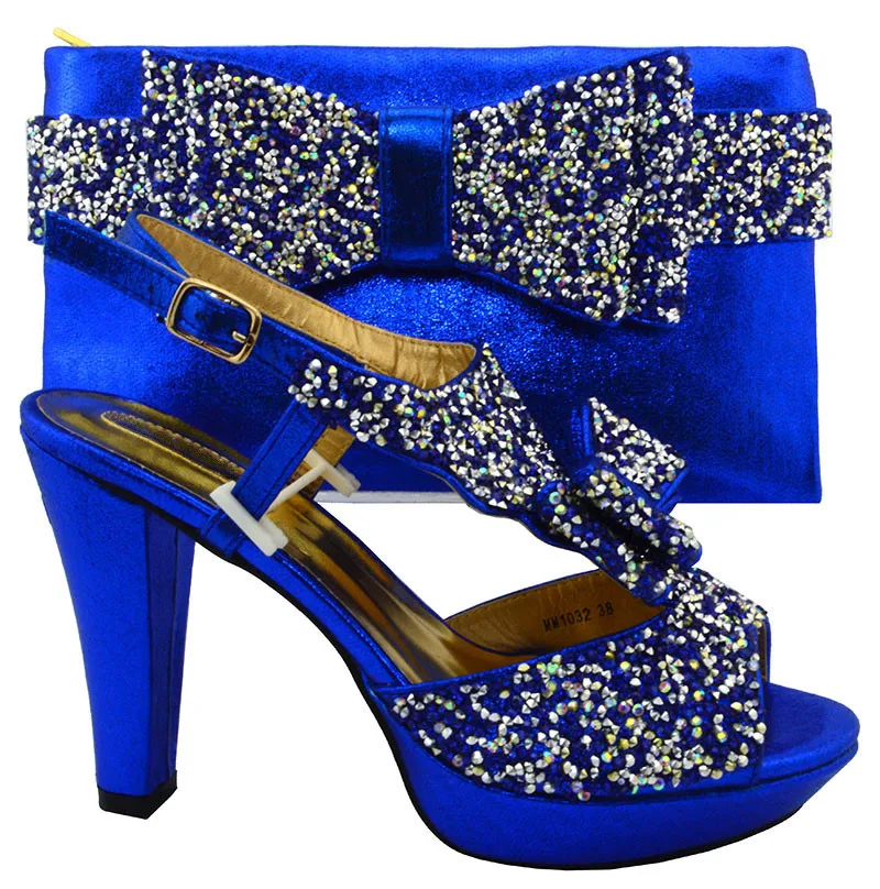 MM1032  Royal blue Size 38-43 Heel 11.5CM 1.02KG RMB218