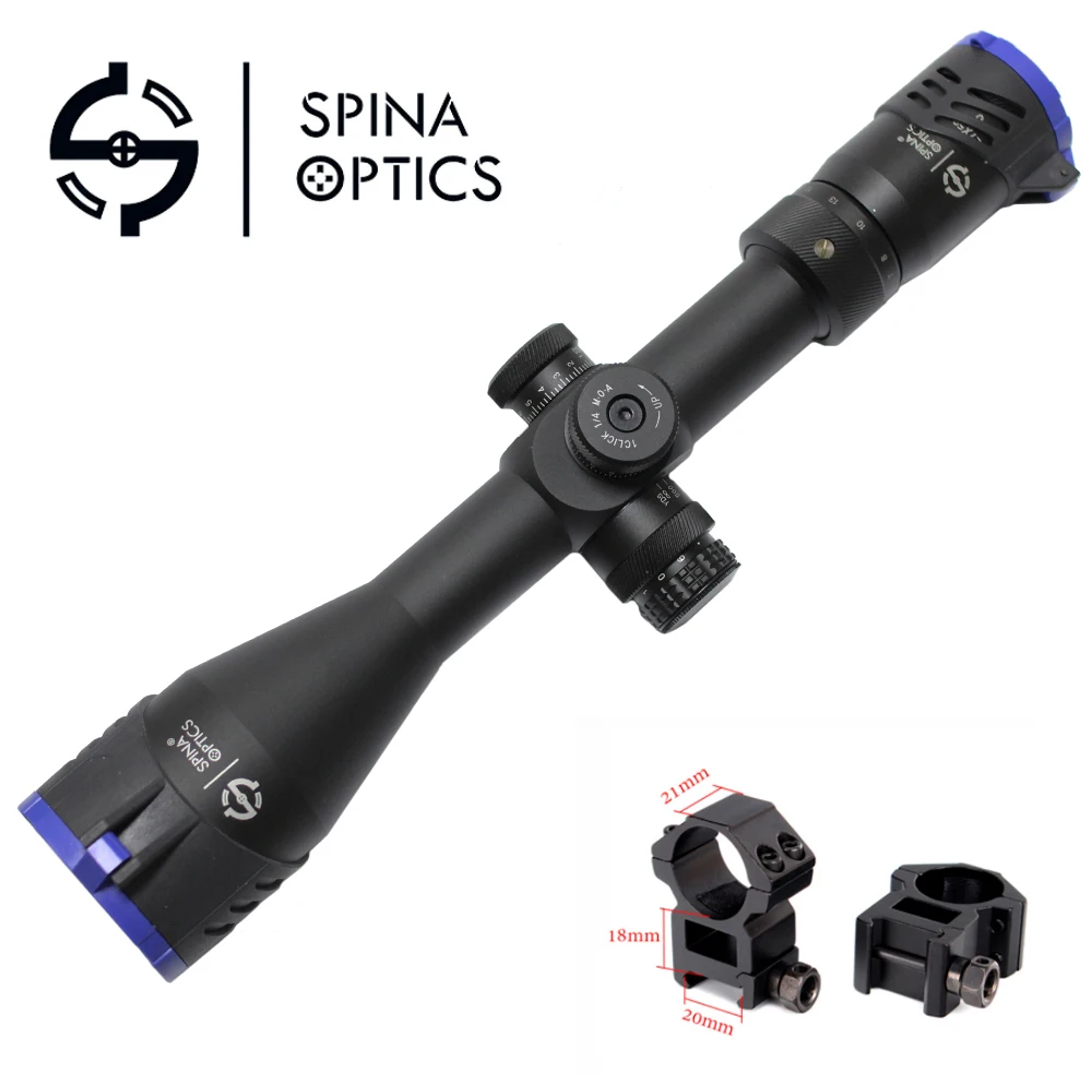 SPINA оптика тактический прицел 4,5-27X50 SFIR полностью мультизеленое покрытие Оптика прицел охотничий прицел с рельсовым креплением