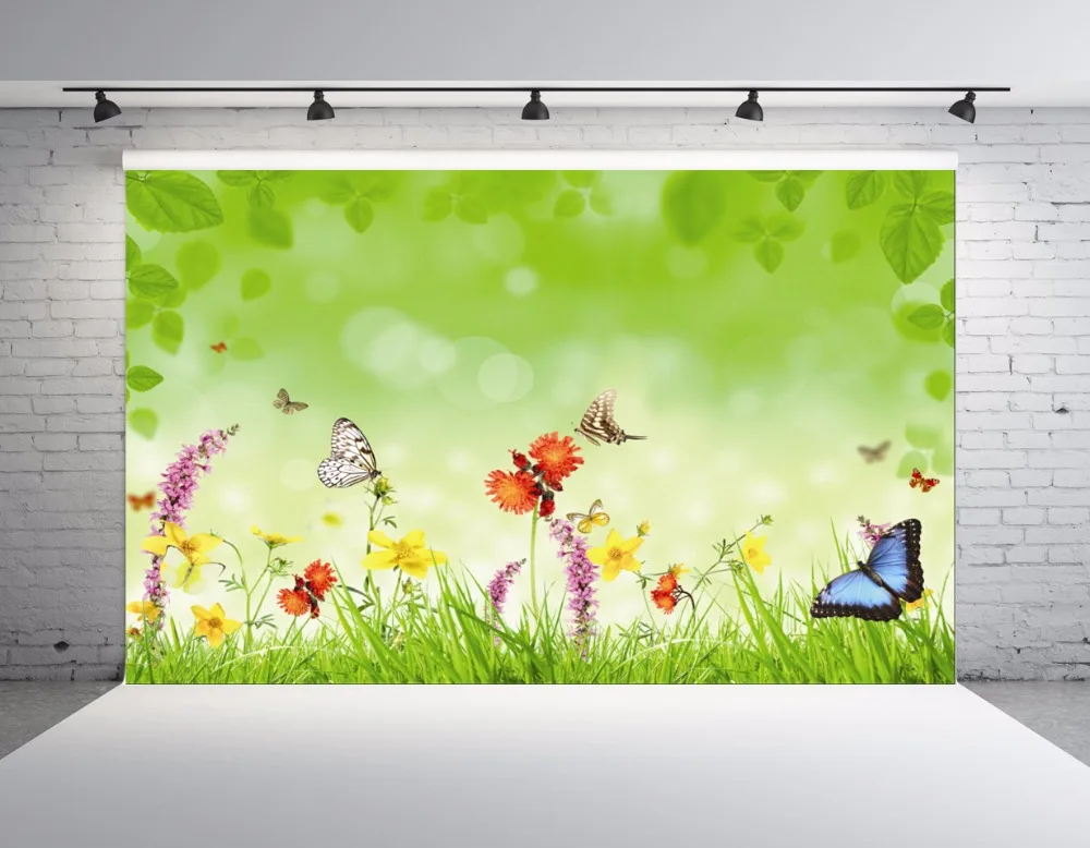 

150cm*100cm Vinyl Custom Spring Photography Backdrops Prop Photo Studio Background QS38