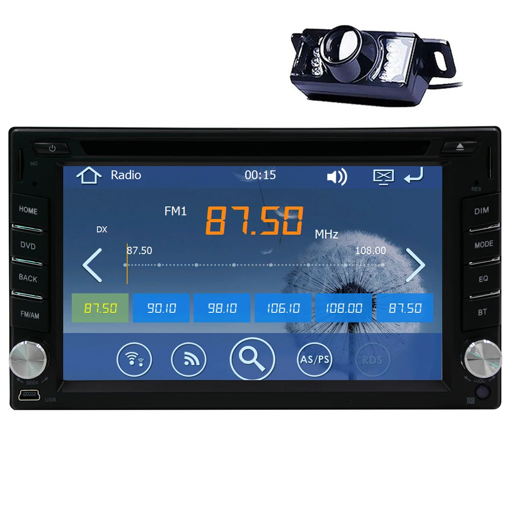 Flash Deal Car DVD Player Logo MP3 Music Radio GPS Stereo System SD In Dash Map PC CAM Autoradio Auto Head Unit 2 din Movie 11