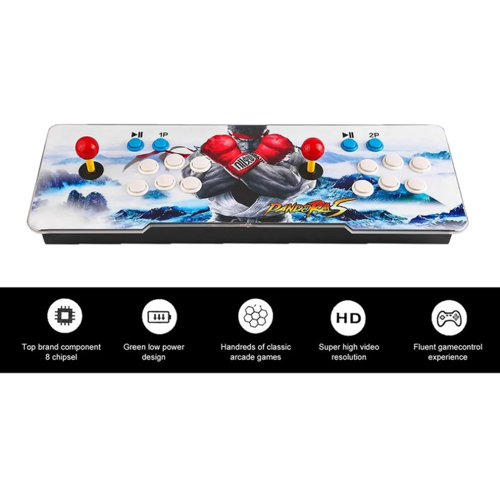 

Professional Design 999 In 1 Arcade Game Console Controller Kit Set Double Joystick Console Support HDMI VGA Joysticks AU Plug