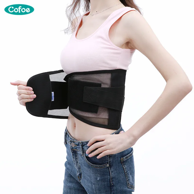 

Cofoe Breathable Lower Back Brace Lumber Brace Support Belt Relief Pain For Sciatica or Herniated Disc