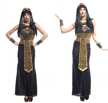 

Egyptian Cleopatra Costume Egyptian Goddess Roman Halloween party Dress Cosplay Fancy Dress For Women Purim costume