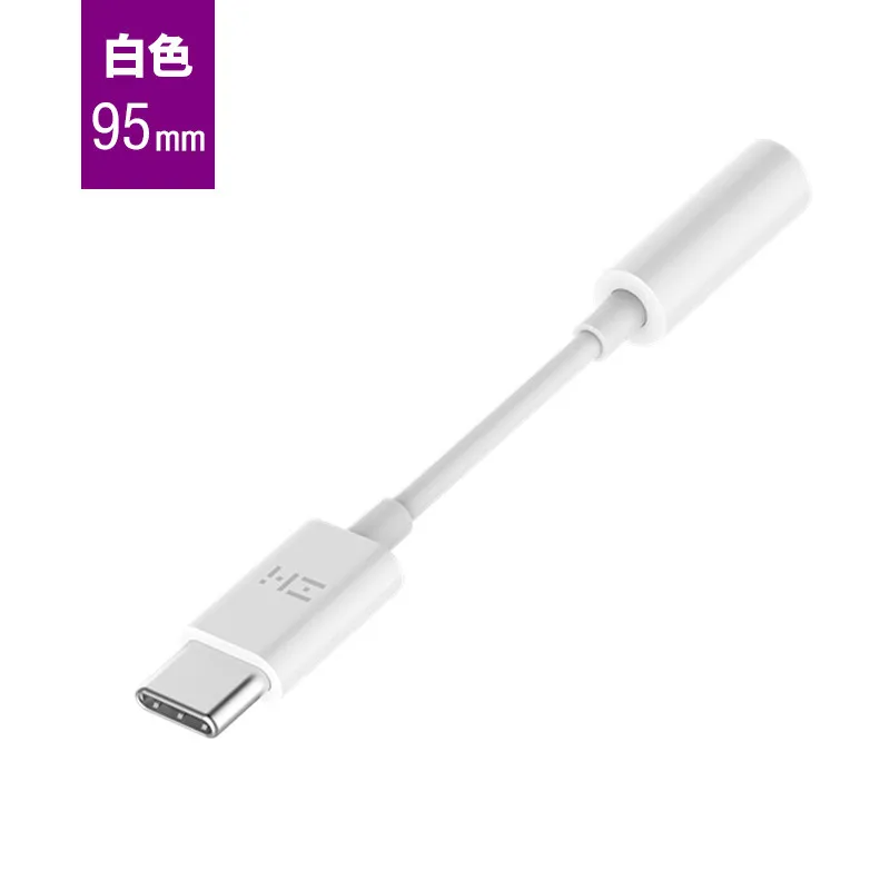 Xiao mi Z mi usb type c to 3,5 мм аудио адаптер для mi 9 8 mi x 3 huawei mate 20 pro usb c to aux кабель-конвертер для наушников - Цвет: Белый