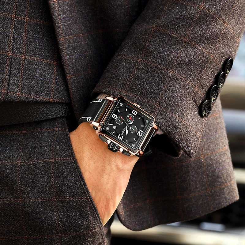 $23.31 Top Brand Luxury Megir Creative Men Watch Chronograph Quartz Watches Clock Men Leather Sport Army