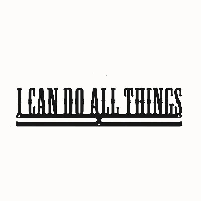 I Can Do All Things Вешалка для марафона и медаль для триатлона - Цвет: I Can Do All Things