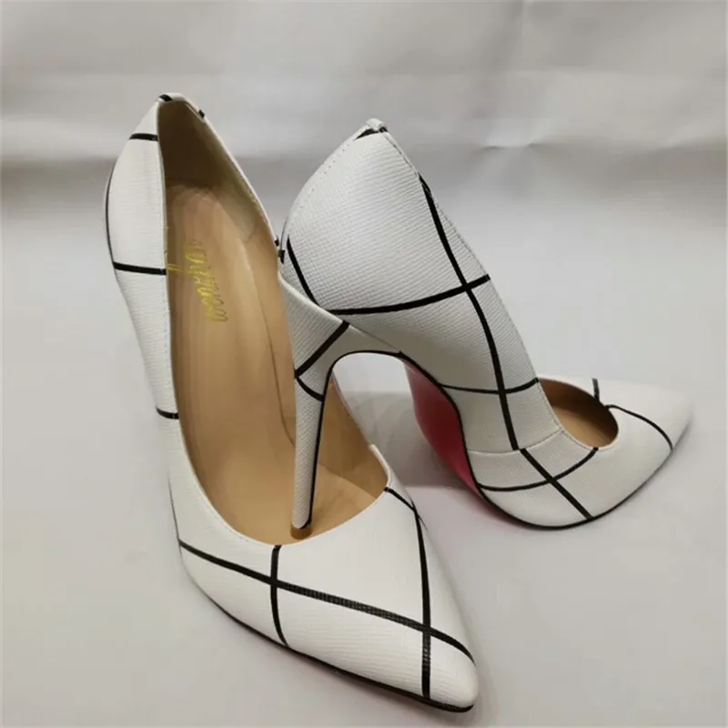 Latest High Heel Shoes With Matching Bag WENZHAN Shining Leather heel pointed toe women shoes With Pretty HandBags A91-1