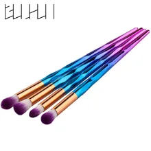 4Pcs Eyeshadow Brush Set Professional Gradient Rainbow Brush Make Up Tools Nude Smoky Makeup Brushes for Women Beauty Cosmetic